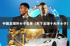 中国足球坏小子名单（天下足球十大坏小子）